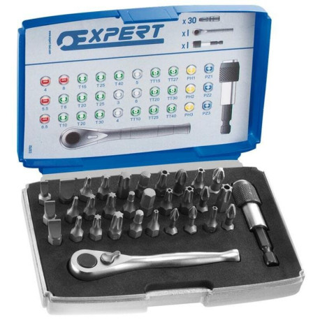 Coffret EXPERT 30 embouts 1/4"