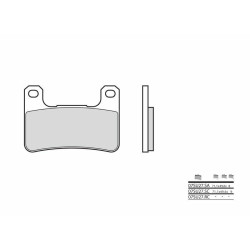 PLAQUETTES BREMBO 07SU27RC