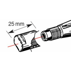 Embout de protection de vilebrequin BUZZETTI M14x1,25/L25mm pour arrache-volant 