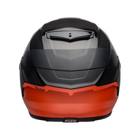 Casque BELL Race Star Flex DLX Carbon Lux Matte/Gloss Black/Orange taille XL