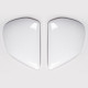 Plaques pivot ARAI VAS-V Diamond White pour casque RX-7 V 