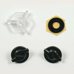 Kit vis de visière ARAI noir pour casques MX-V/VX-3/Penta 