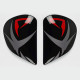 Plaques pivot ARAI Super AdSis J (LRS) Groove pour casque Rebel 