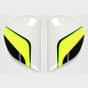 Plaques pivot ARAI Super AdSis J (LRS) Flow Green pour casques Axces II 