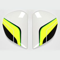 Plaques pivot ARAI Super AdSis J (LRS) Flow Green pour casques Axces II 