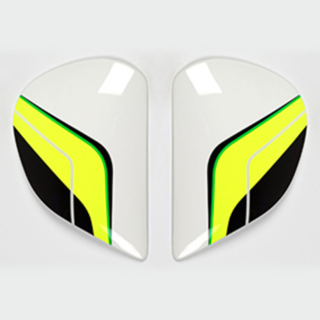 Plaques pivot ARAI Super AdSis J (LRS) Flow Green pour casques Axces II 