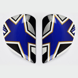 PLATINE ECRAN ARAI SAJ STARFLAG BLUE CASQUE INTEGRAL