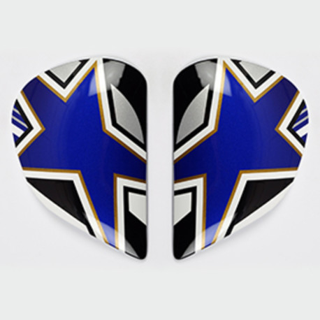 PLATINE ECRAN ARAI SAJ STARFLAG BLUE CASQUE INTEGRAL