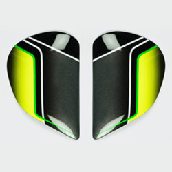 PLATINE ECRAN ARAI SAJ ELECTRIC GREEN CASQUE INTEGRAL