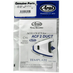 Ventilation supérieure avant ARAI Air Conductor Front-2 frost white pour casque Chaser-V/Chaser-V PRO 