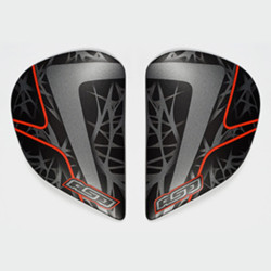 Platine écran ARAI Super AdSis J Sting Frost Red casque intégral